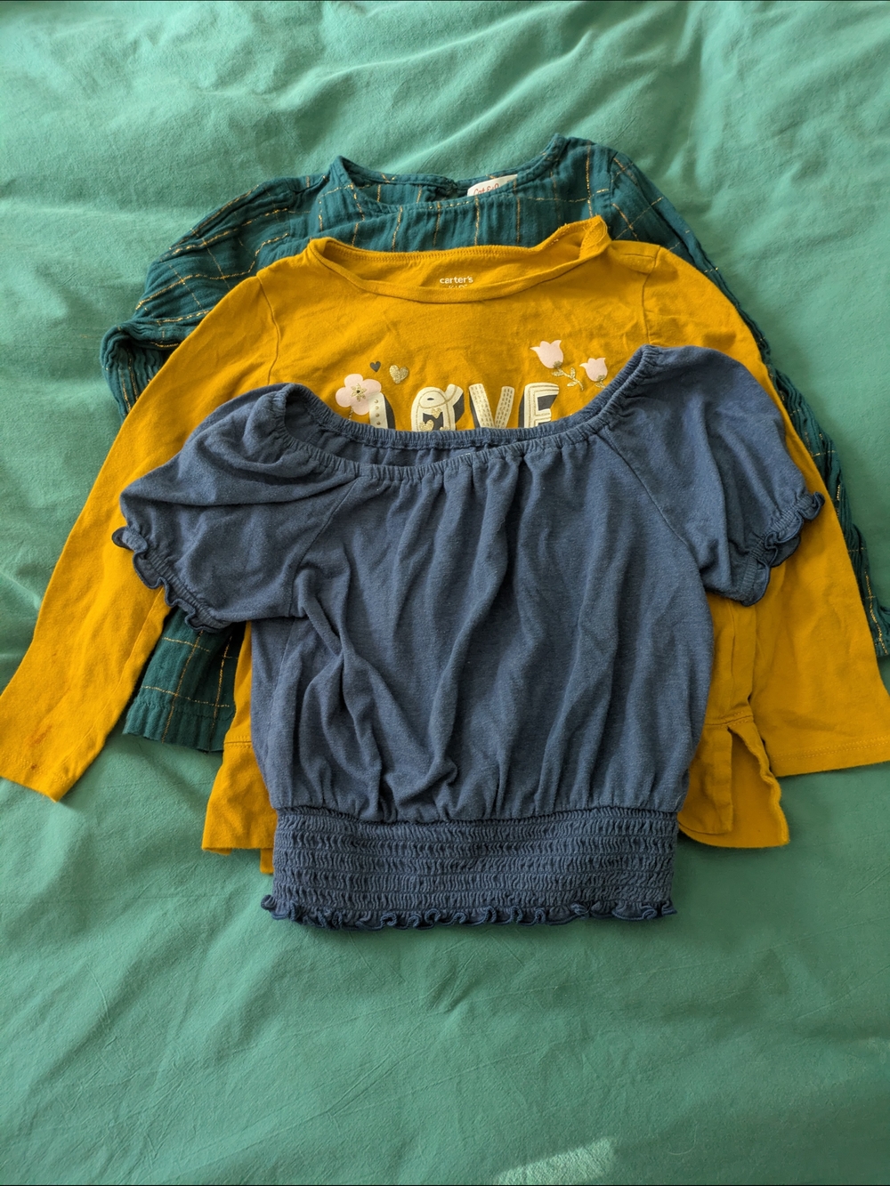 3 Girls Tops Size S/6 EUC Bundle